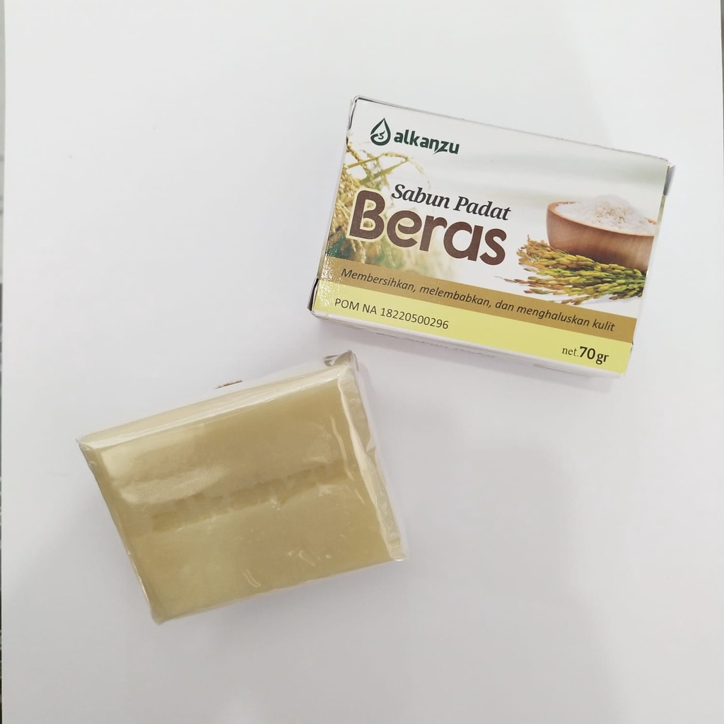 Sabun Beras Alkanzu | sabun batang | sabun mandi | sabun padat 70g