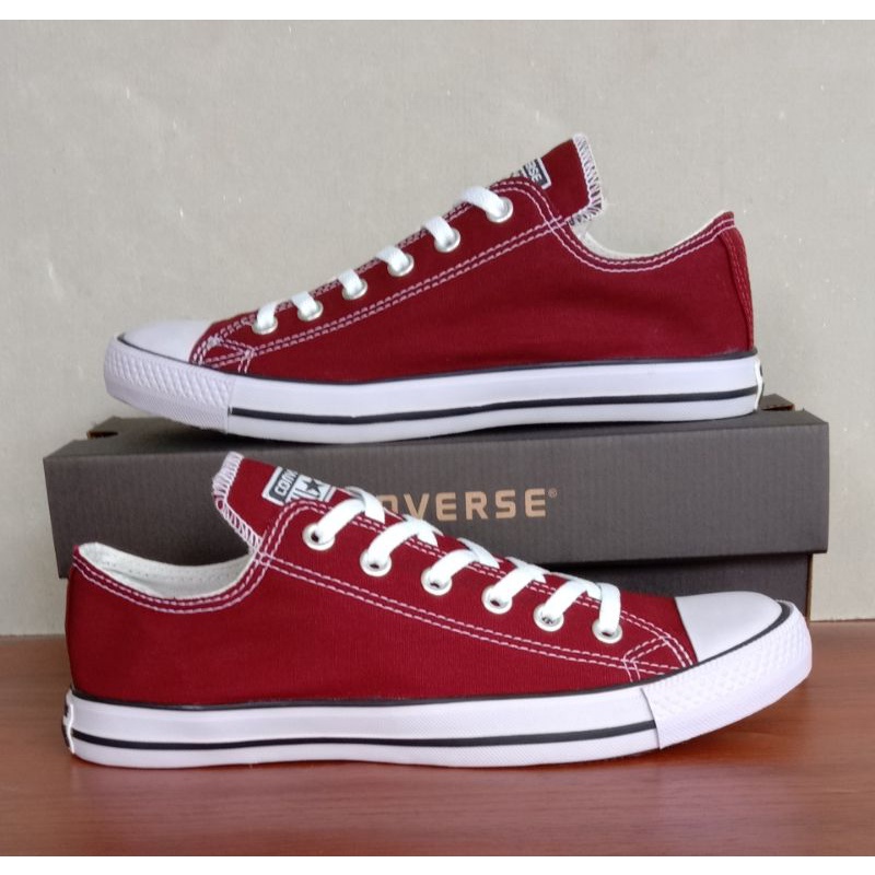 sepatu converse all star classic maroon all star classic merah maroon