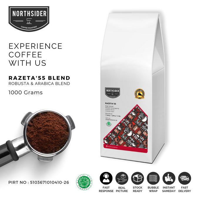 

BISA COD BIJI KOPI SUSU RAZETA'55 BLEND - 1KG NORTHSIDER COFFEE /KOPI RUBE/KOPI KAPAL API/KOPI SLB/KOPI PEJUANG/KOPI BUBUK