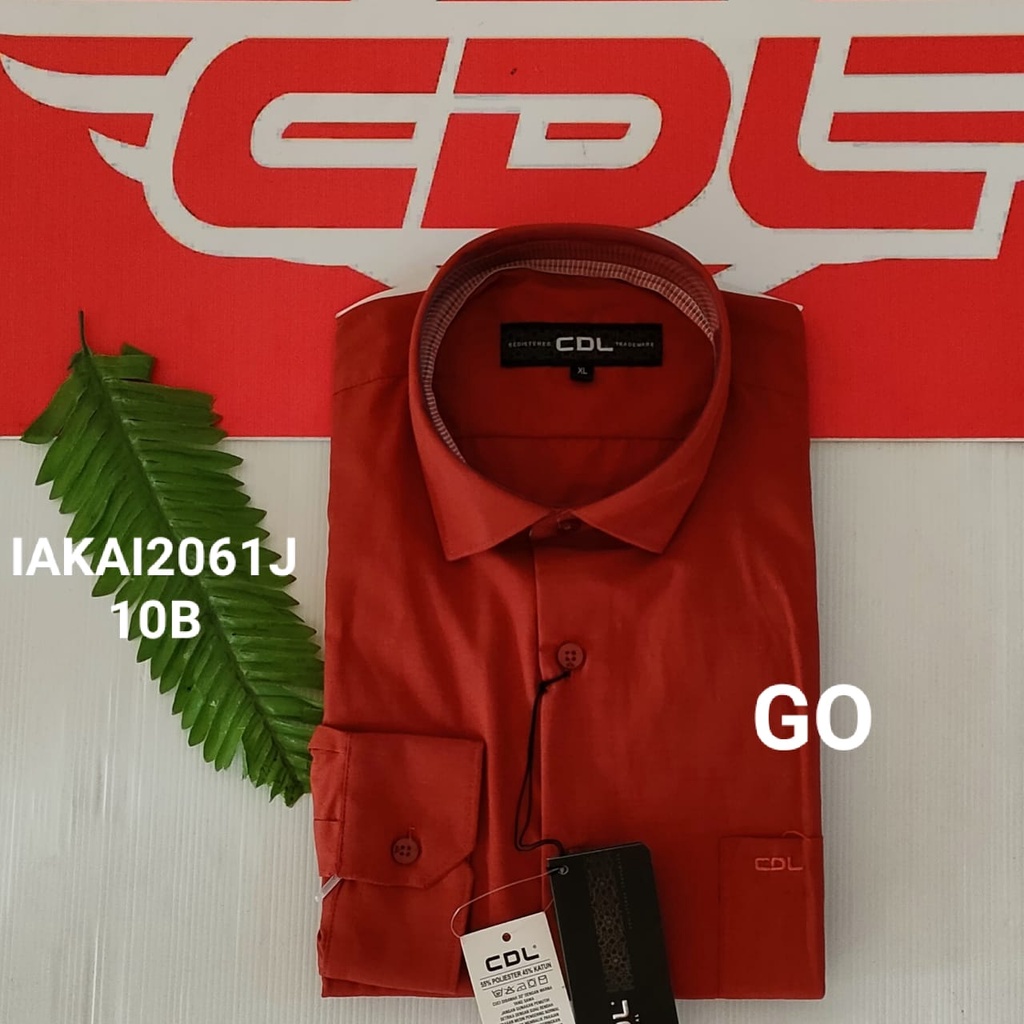 gof CDL (CARDINAL) KEMEJA FORMAL PANJANG SLIMFIT Kemeja Kantor Atasan Kemeja Formal Original POLOS