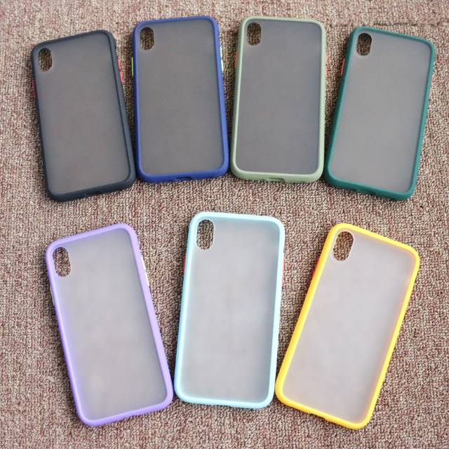 YKCS 0394 IPHONE XR Aero Hybrid Frosted Soft Case Back Casing HP Polos