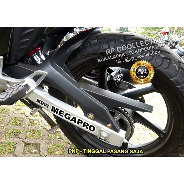 Spakbor Kolong New Megapro Hugger Mudguard Pelindung Monoshock Aksesoris New Megapro Custom Limited