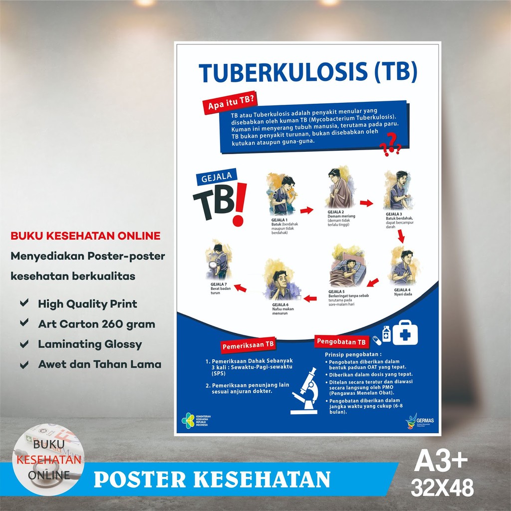 

Poster Kesehatan - TUBERKULOSIS (B) - LAMINATING GLOSSY