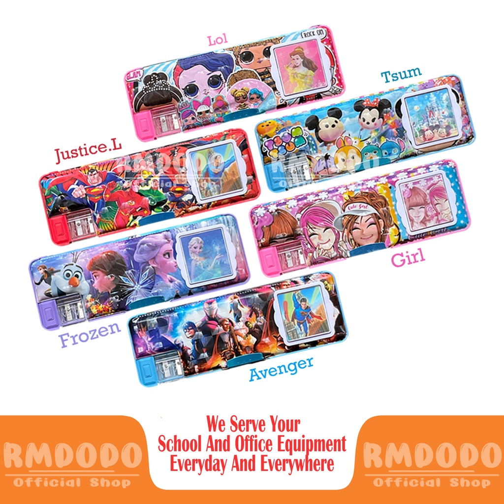 

Rmdodo - Kotak Pensil Magnet Karakter Ada Kalkulator / Tempat Pensil / Pencil Case CC-7005 Murah Berkualitas Bisa Cod