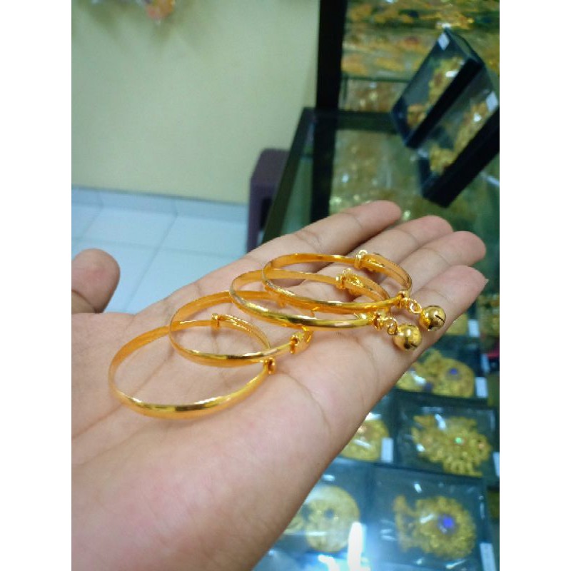 gelang bayi perak