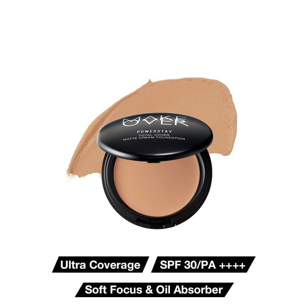 make over powerstay total cover matte cream foundation