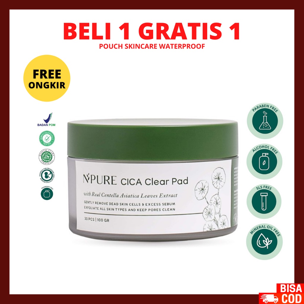 [ FREE GIFT ] NPURE Cica Clear Pad 100ml