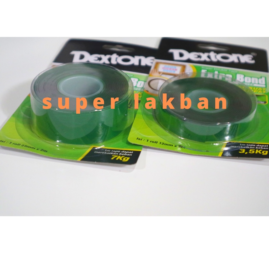 Double Tip Kuat Double Tape Dextone Extrabond Merekat Di Semua Tempat