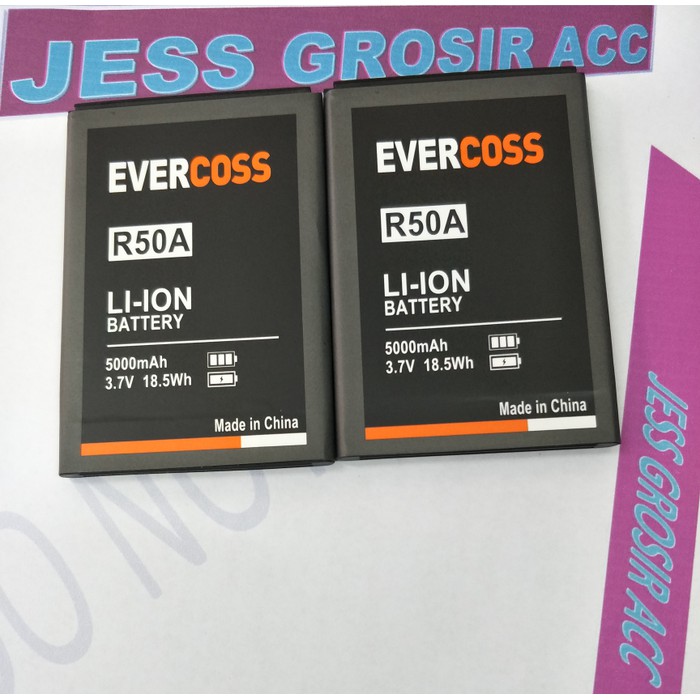 Baterai Battery Double Power Evercross R50A , R50B Winner Y2 Plus , Y2