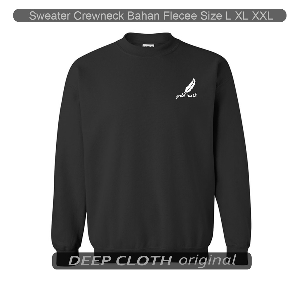 MEMORY SWEATER CREWNECK PRIA GOOD TERMURAH /BAHAN FLECEE LEMBUT DAN TEBAL