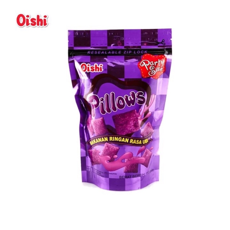 

Oishi pillows rasa ubi ungu 110gr