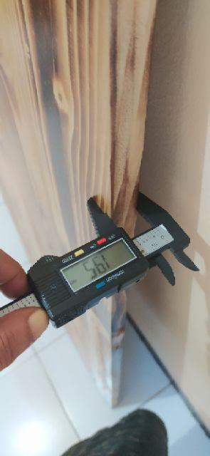 Papan Kayu Jati Belanda  120x50x2cm Warna Bakar