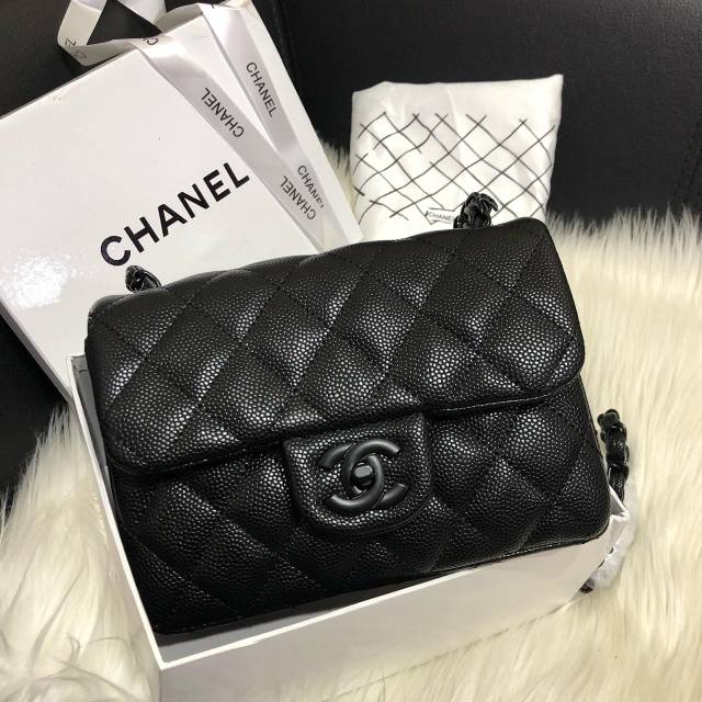 TAS CHANEL CAVIAR MINI TAS IMPORT TAS SELEMPANG TAS PREMIUM TAS MURAH TAS FASHION