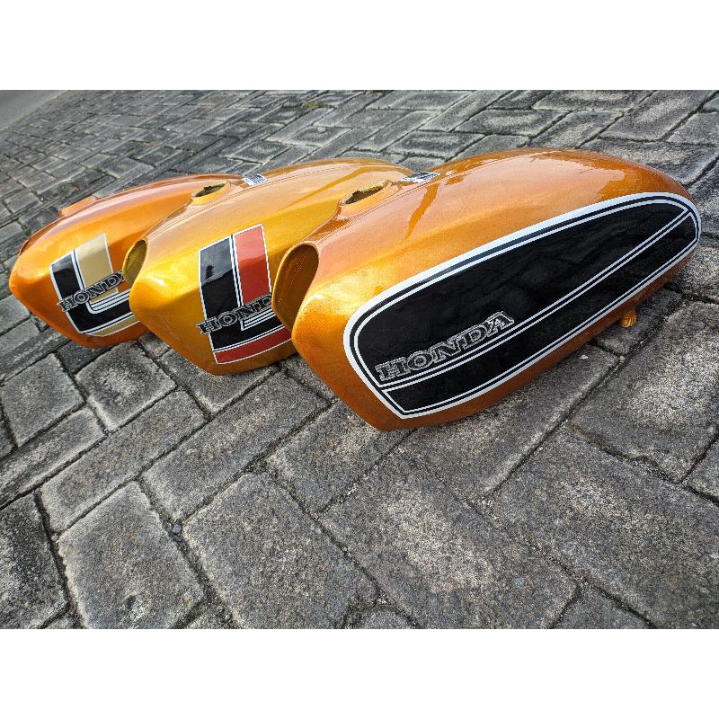 TENGKI CB 125 PRES GALVANIS TANGKI CB 125 CAT ORIGINAL MODEL BRAZIL GAS TANK CB 100
