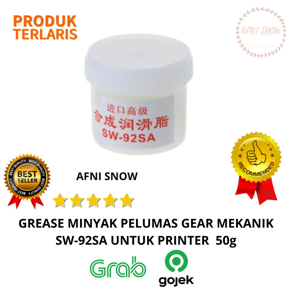 Grease Mekanik  Pelumas Gir Printer Canon Epson HP Brother - PELUMAS Gear SW - 92SA