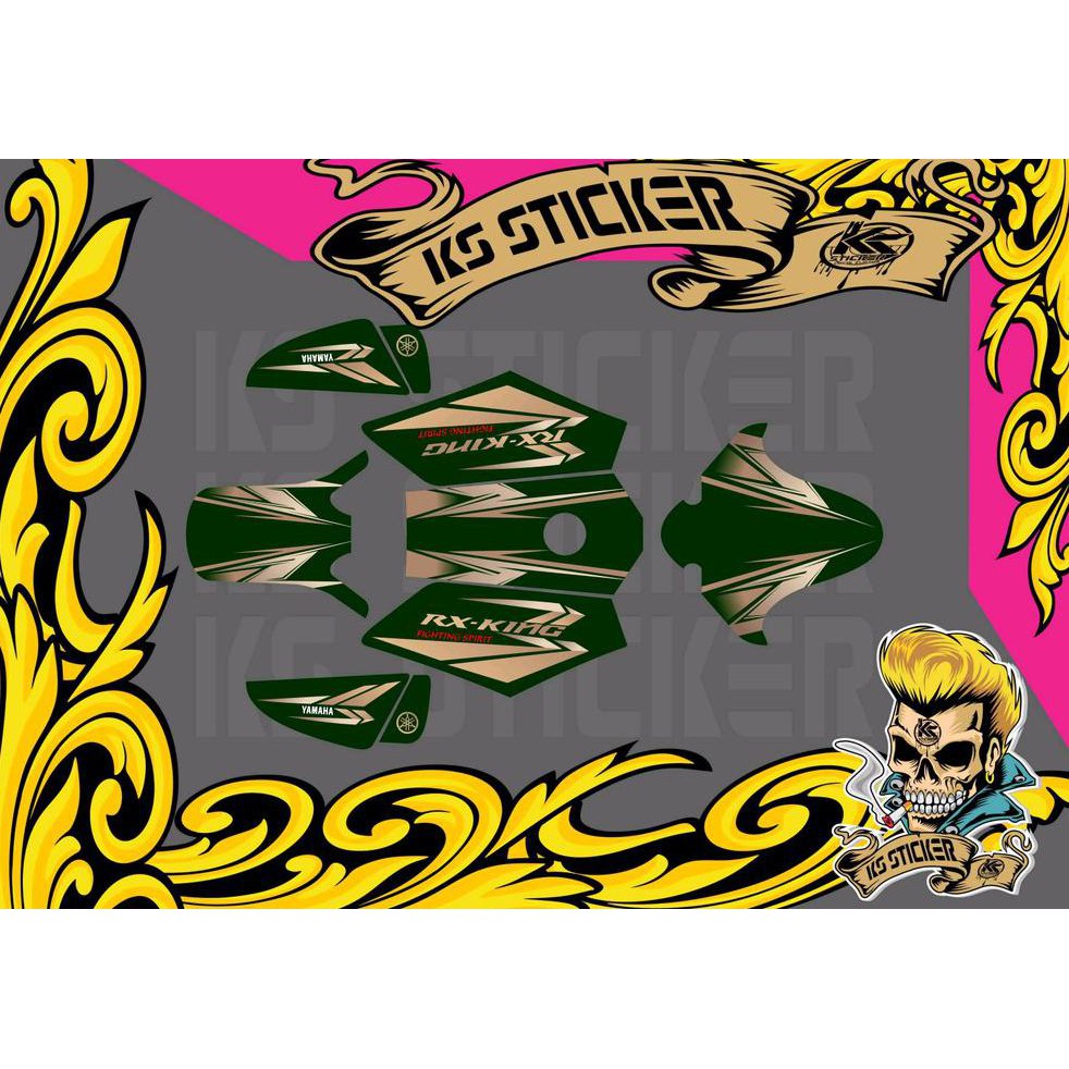 Printing Stiker Decal Rx King Full Body