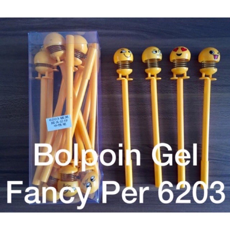 

[HARGA 12PCS] BOLPEN PER KARAKER EMOTICON / SPRING DOLL PEN FANCY