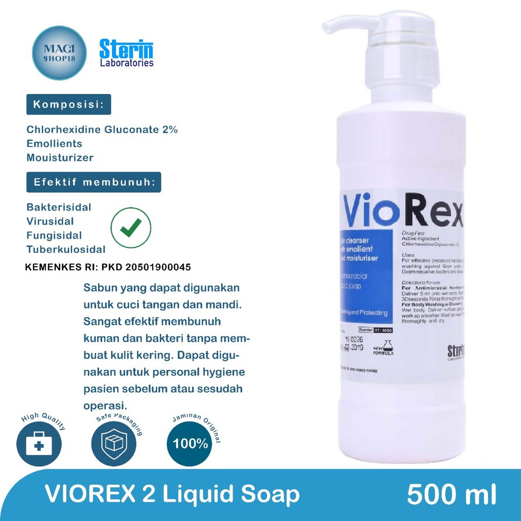 Viorex 2 Sabun Cair Antiseptik