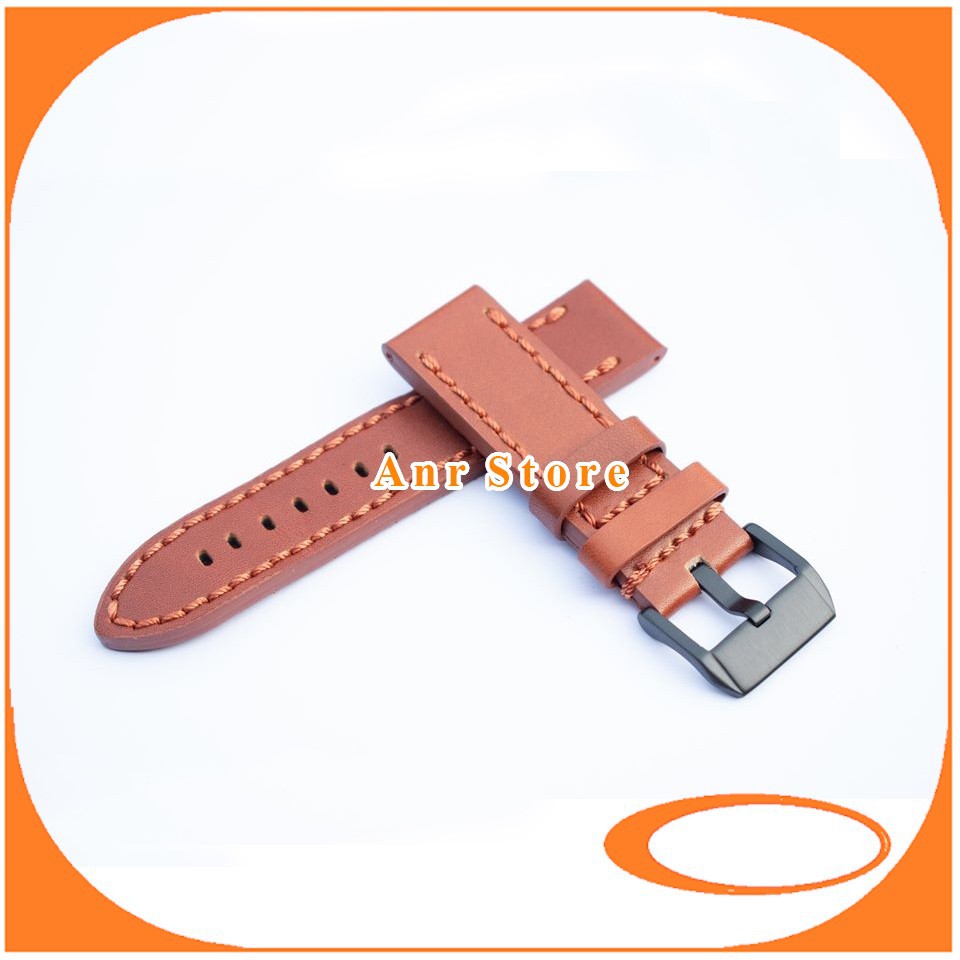 Strap Tali Jam Tangan Kulit Asli Original 22 mm 24 mm