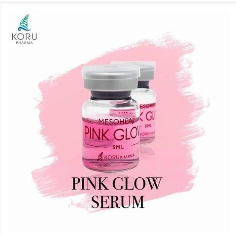 Ecer PINK GLOW Mesoheal Serum Advanced Whitening Cocktail Glowing Ori