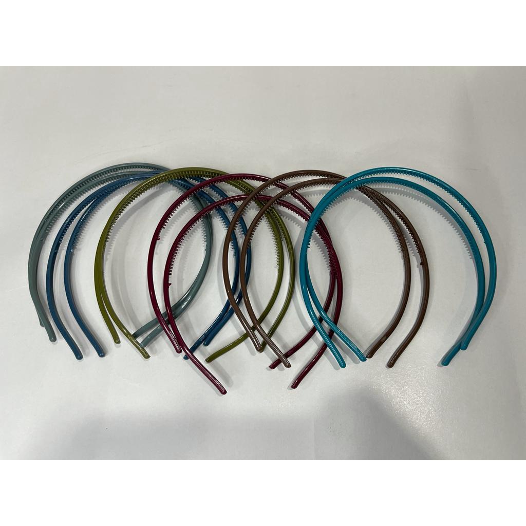 Bando warna warni/ bandana/ bando warna warni lidi/ 12 pcs