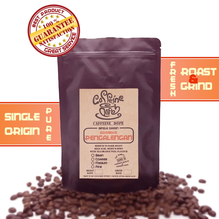 

Kopi Arabika Tilu Pangalengan 200 Gr Single Origin - Bean/Biji & Ground/Bubuk