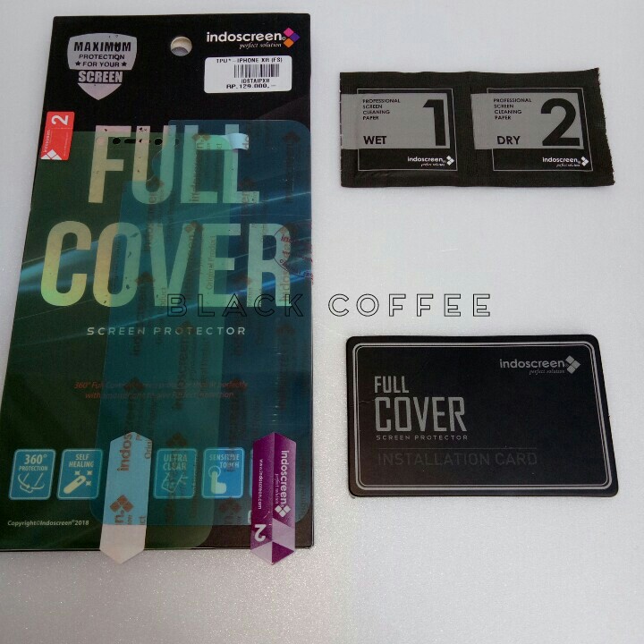 Anti gores full iPhone xr screen protector indoscreen full cover