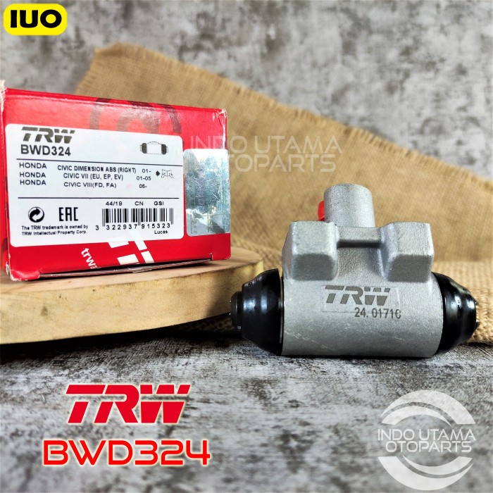 Wheel Cylinder Honda Civic Blok Master Rem Belakang Kanan TRW BWD324