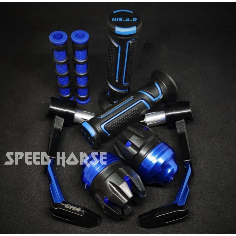 Paket 4in1 Proguard robot babet+Handgrip garis robot+jalu as roda+karet handle universal