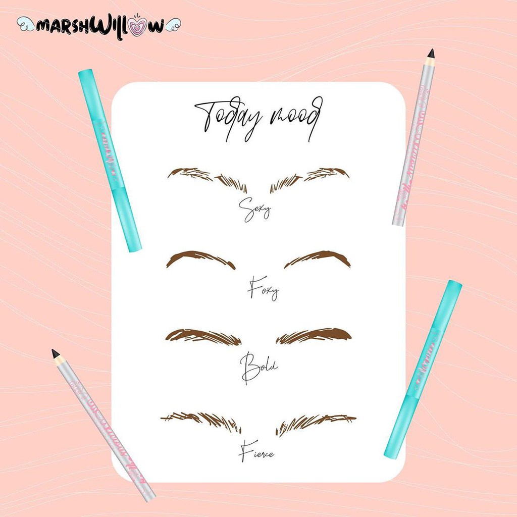 MarshWillow Brownlicious Eyebrow Pencil Matic Eyebrow Pensil Alis by Natasha Wilona BPOM (VH)