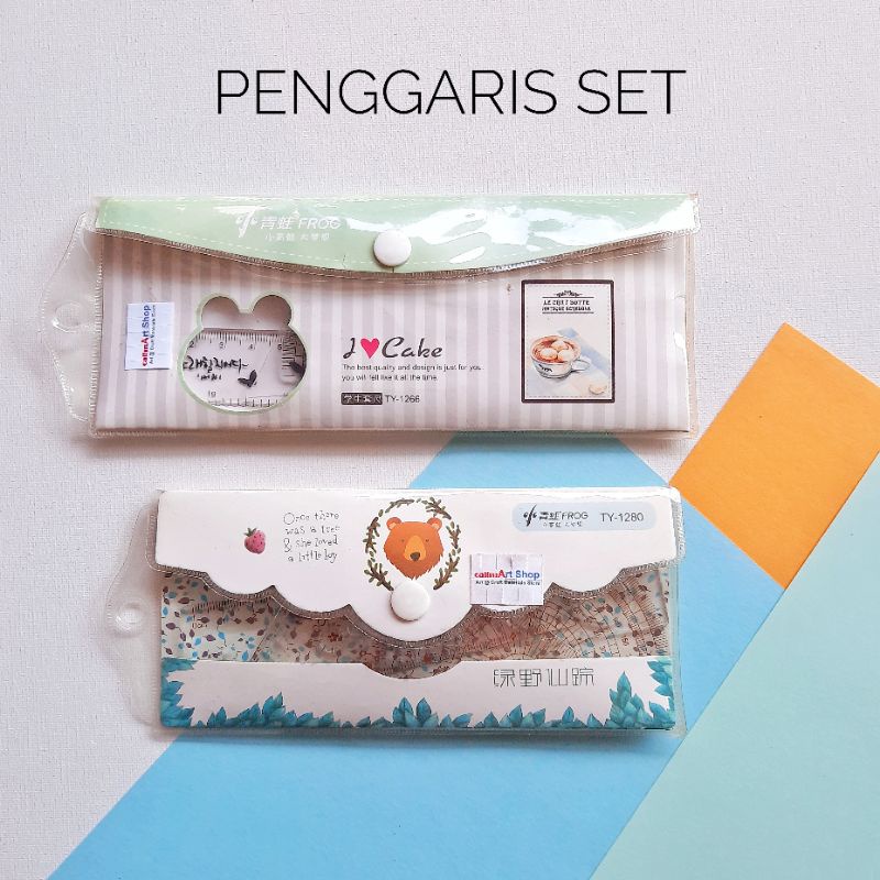 

1 SET PENGGARIS (4PCS) Penggaris Set Karakter
