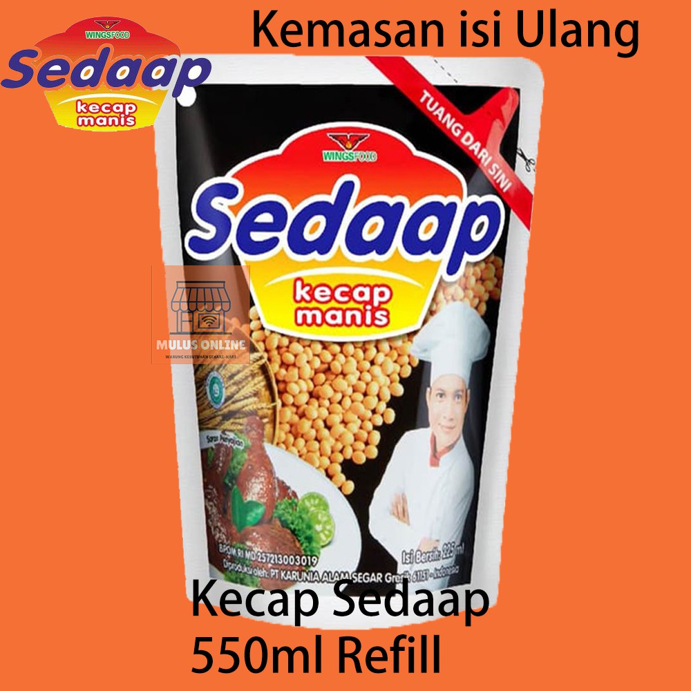

Kecap Sedap kemasan isi ulang 550 ml harga grosir*! [untuk Pembelian 12 pcs]