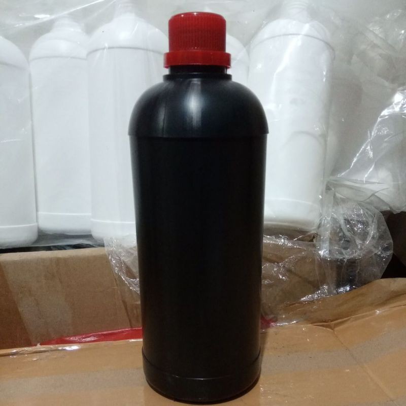 BOTOL HITAM  AGRO 1000ML SEGEL TUTUP MERAH