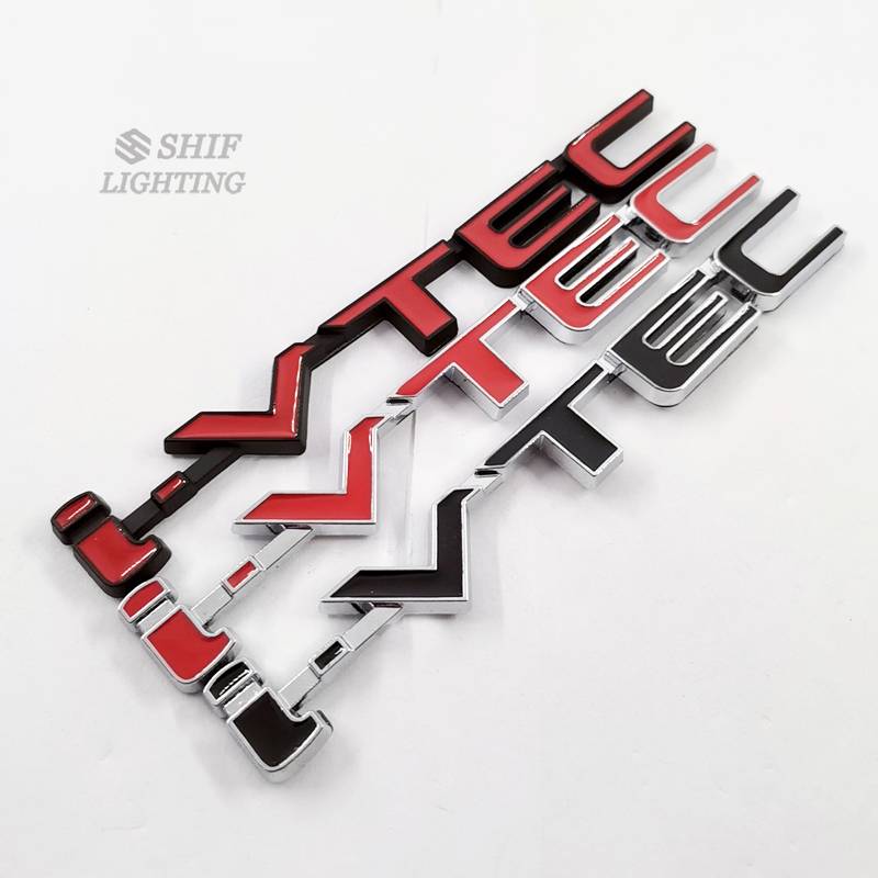 1pc Stiker Emblem / Badge Logo I-Vtec Ivtec Bahan Metal Untuk Mobil Honda