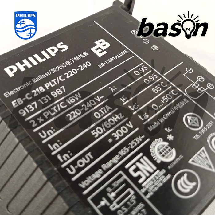 PHILIPS EB-C 218 PL-T/C 220-240V 50/60Hz - Ballast Elektronik