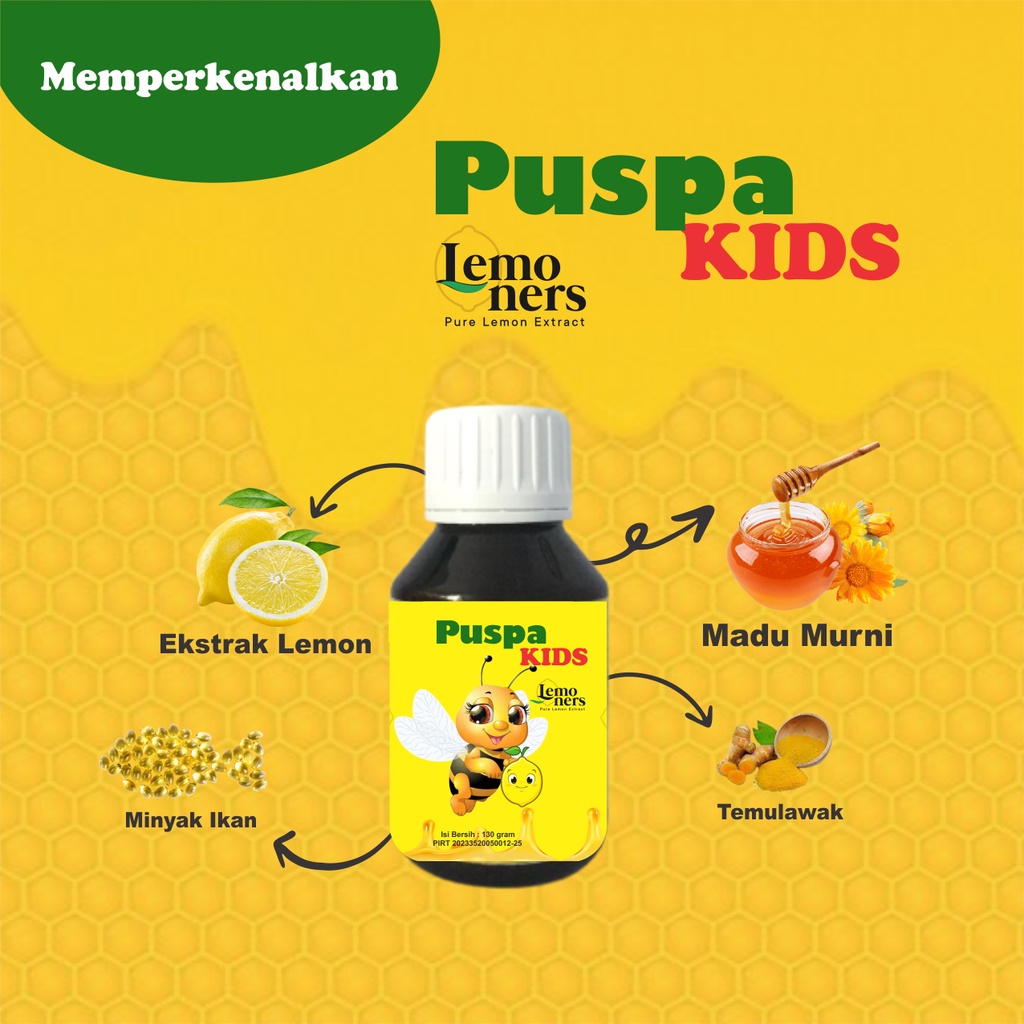 

Madu Puspa Kids. Madu Daya Tahan Tubuh Untuk Anak-Anak