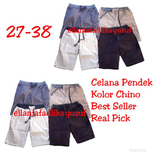 Celana Pendek Kolor Chino Alusan Melar (Rip)