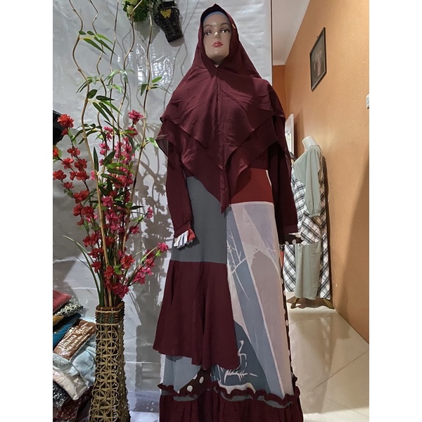 Gamis syar'i  D'four mode by Emma