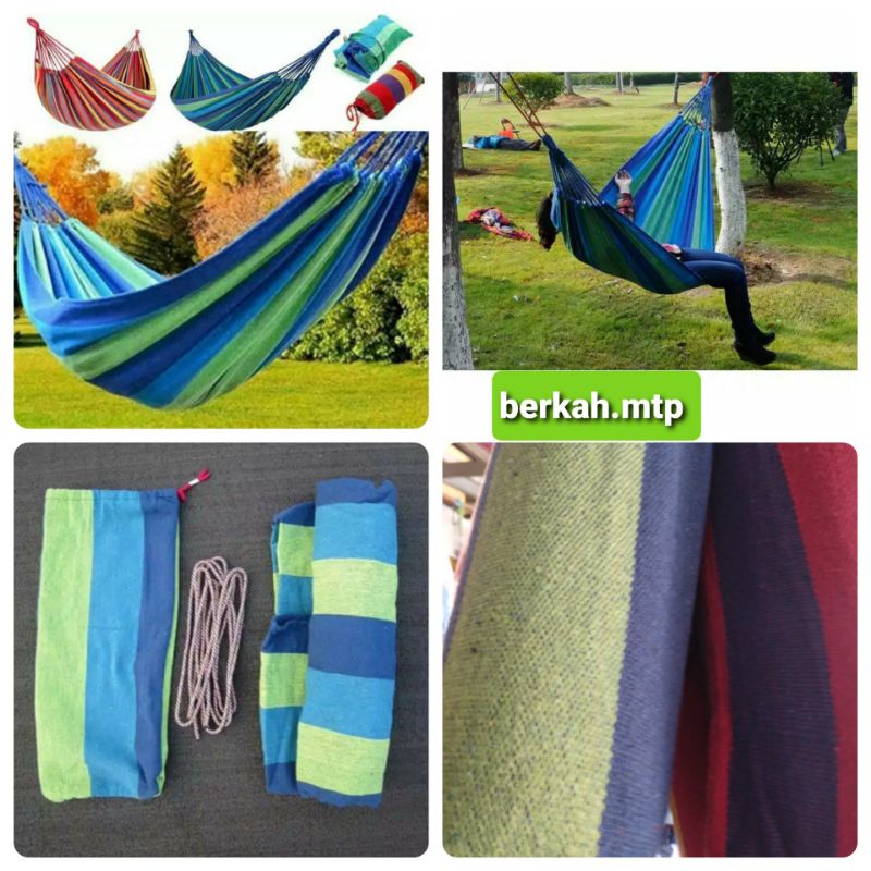Ayunan hammock pelangi