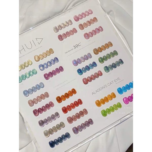 XIHUI ALADDIN CAT EYE SERIES ISI 30 WARNA KUTEK GEL POLISH SET NAIL GEL POLISH