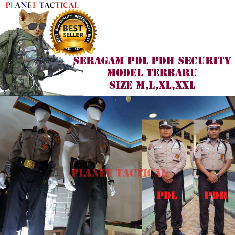 COD!..SERAGAM BAJU PDL PDH SECURITY MODEL TERBARU GROSIR