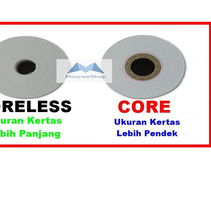 

EXCLUSIVE!Kertas Thermal 57 X 40 / 57x40 / 58 x 40 / 58x40 MM Printer Bluetooth Kasir per 10 Roll Polos|SQ4