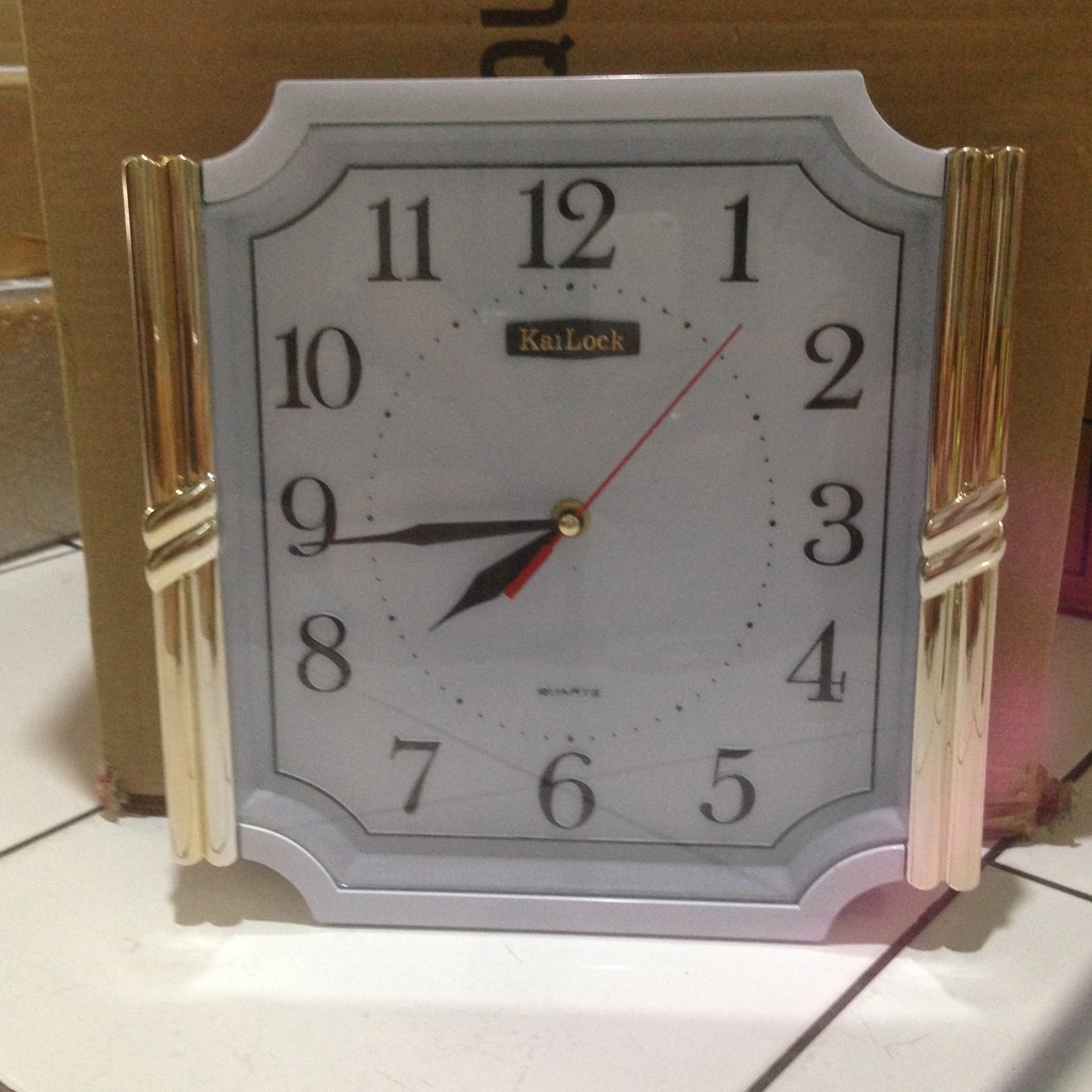 Maspion 092 Wall Clock Jam Dinding Kailock