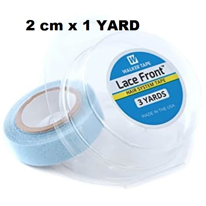 

B042 isolasi double tape toupee wig lem LACE FRONT 1 YARD Walker