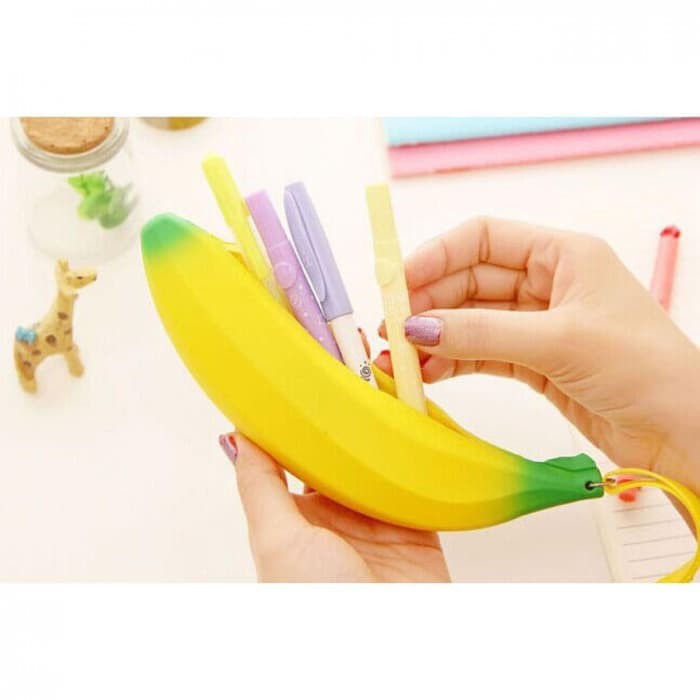 Dompet Pisang Kotak Pensil Pisang Koin Lucu Cute Bananas Purse