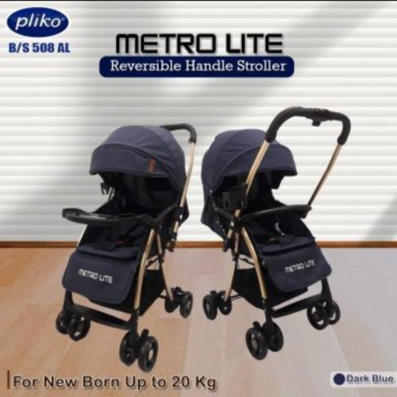 BABY STROLLER PLIKO BS 508 AL METROLITE 