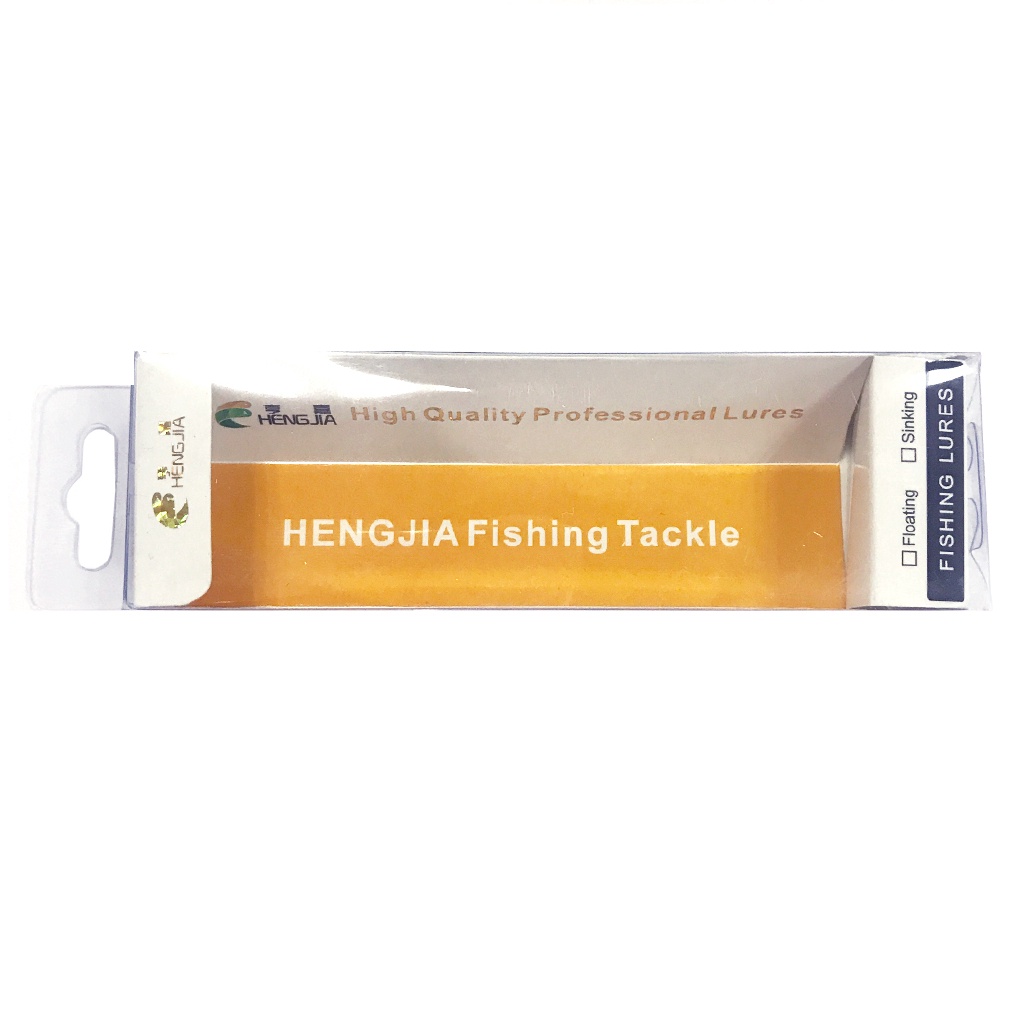 HENGJIA 10pcs Kemasan Lure Umpan Minow Dan Pencil Menggukan Kotak Mika Produk Fishing Box Tackle