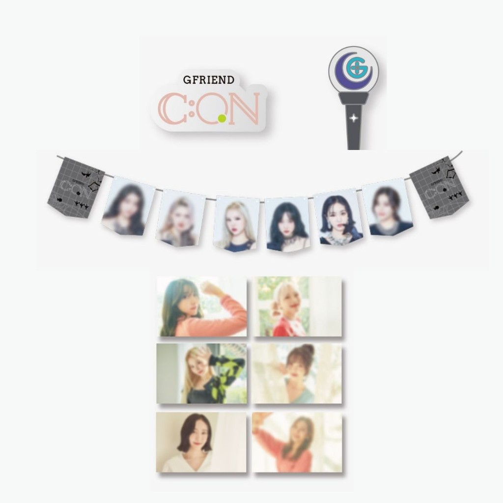 [DP PO] G-FRIEND (GFRIEND): G C:ON Merch - Badge No 15 16/Garland/Lenticular Postcard Set MD