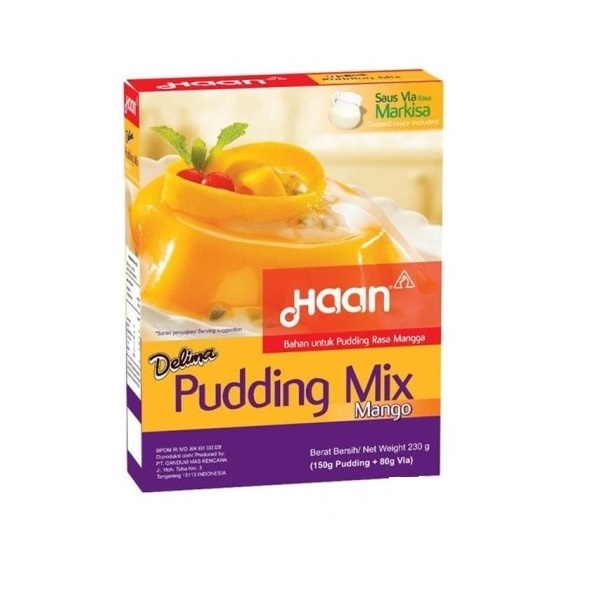 HAAN Delima Puding Mangga Pudding Mangga dan Vla 225 gr