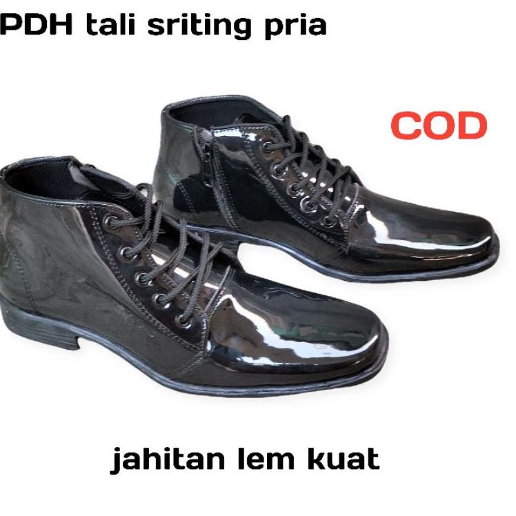 Tidak Diragukan.. sepatu pria/ sepatu PDH tali sleting/ sepatu fantofel/ sepatu kerja/